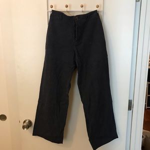 A.P.C. Wide Leg Denim Trousers